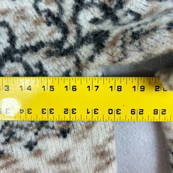 Tanya Taylor Sweater Women's Medium Duke Fair Isle Alpaca Merino Wool - Picture 6 of 7